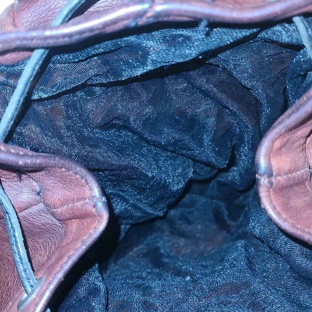 Brown Leather Backpack - Picture 3 of 5